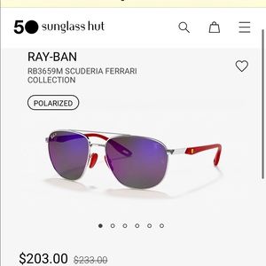Ray bans Scuderia Ferrari Sunglasses